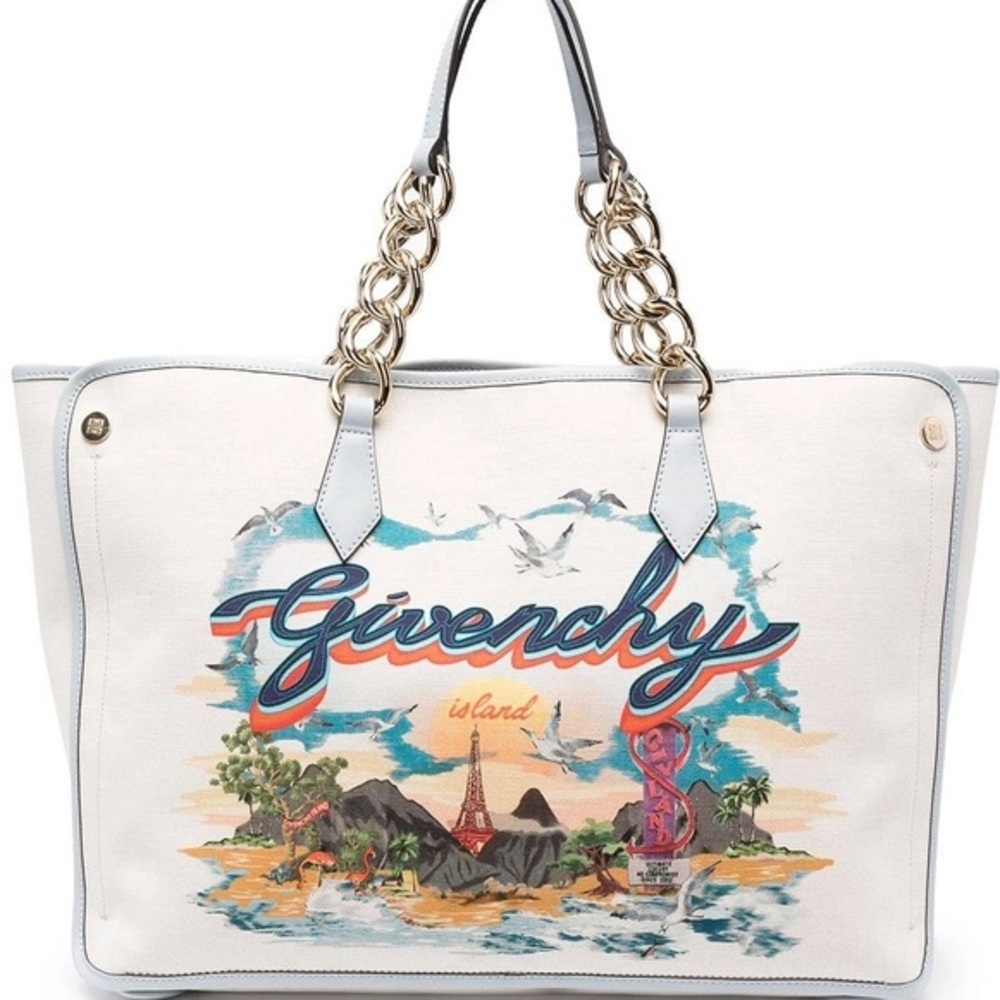 Givenchy 🦋 Medium Bond Island Canvas Tote Bag